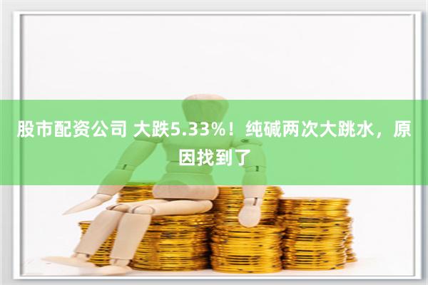股市配资公司 大跌5.33%！纯碱两次大跳水，原因找到了
