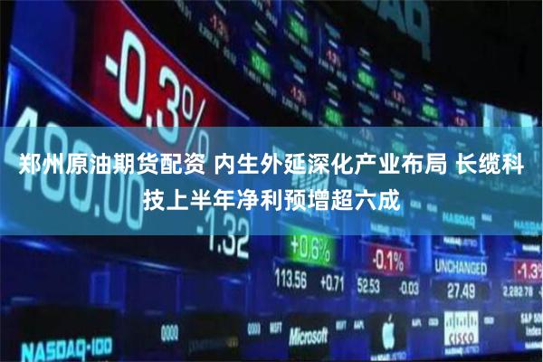 郑州原油期货配资 内生外延深化产业布局 长缆科技上半年净利预增超六成